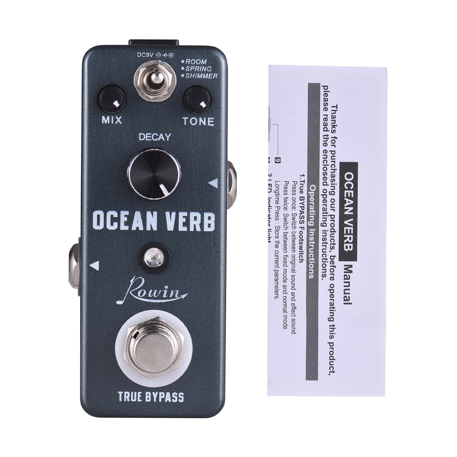 Amazon | Vroomoto ギターリバーブエフェクター Ocean Verb Room
